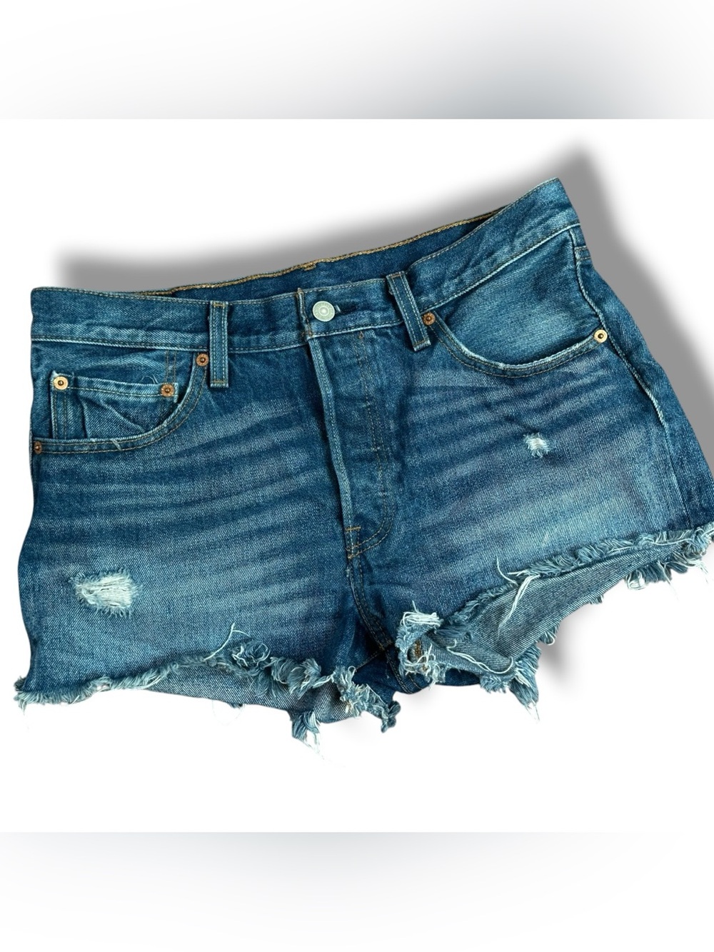 Levi's 501 Denim Cutoff Shorts sz 30 / 33”